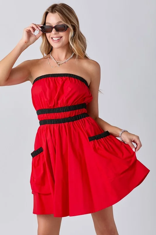 Strapless Gameday Dress